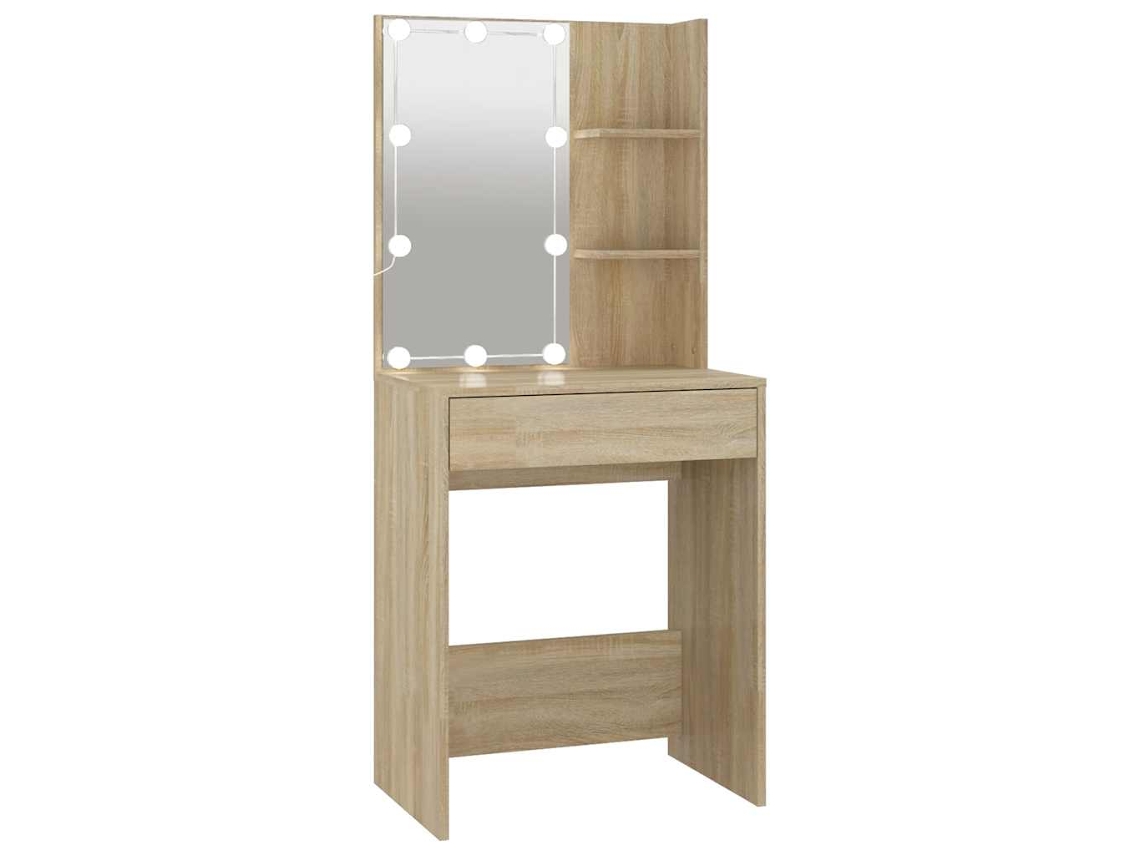 Dressing Table, Dressing Tables Vidaxl Marrom Madeira Processada