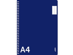 Caderno Espiral Pautado A4 Azul NOTE!