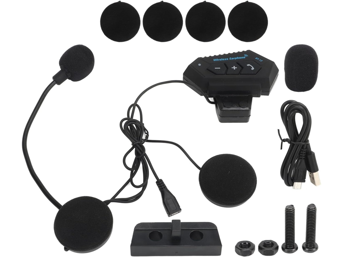 Ouvintes Para Capacete De Moto Com Chamadas Rede Elétrica, Som Estéreo E Microfone Interferência Csr4 2 Edr