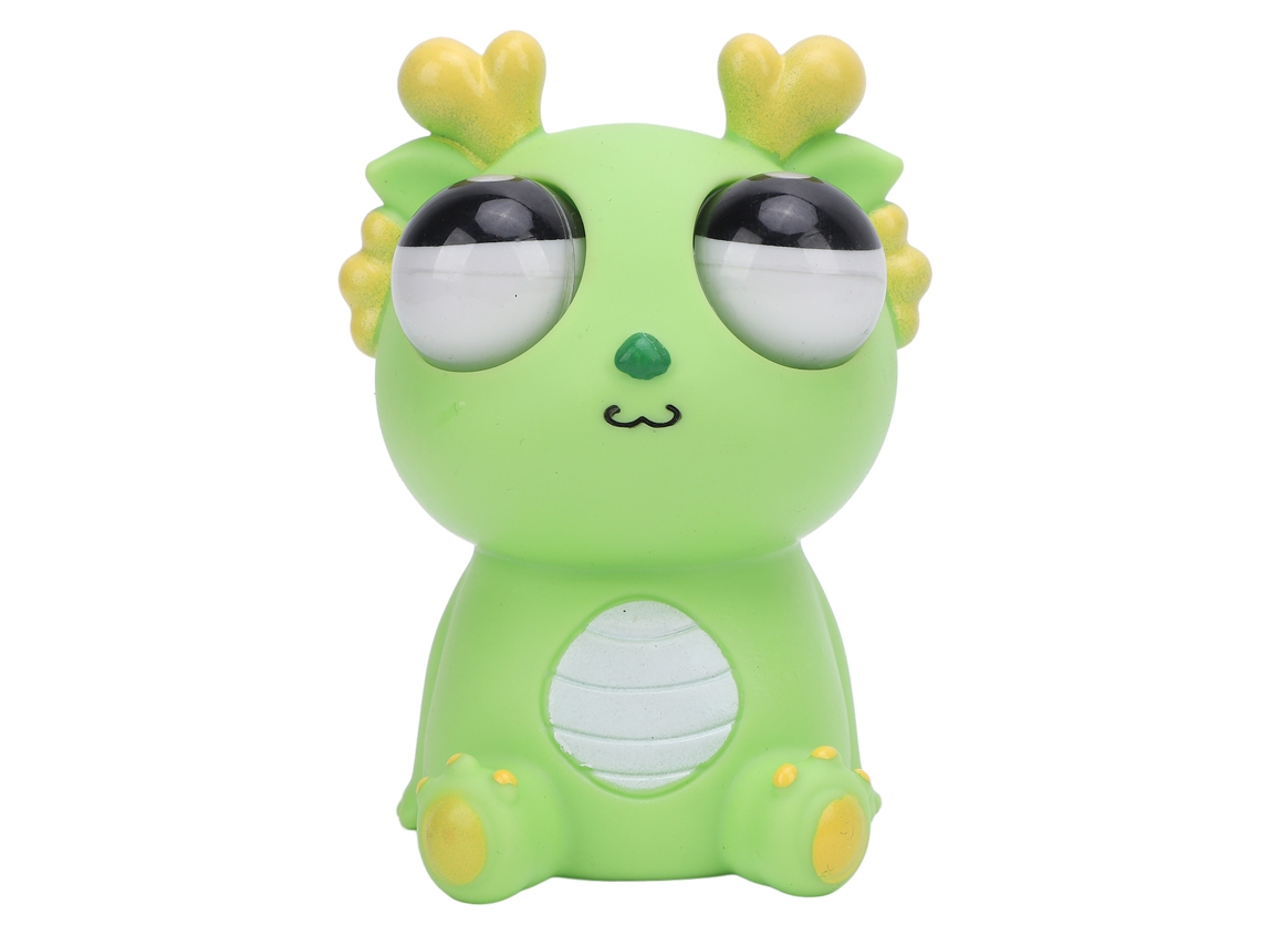 Brinquedo de Estresse Dragão Pvc com Olhos Saltantes S/MARCA