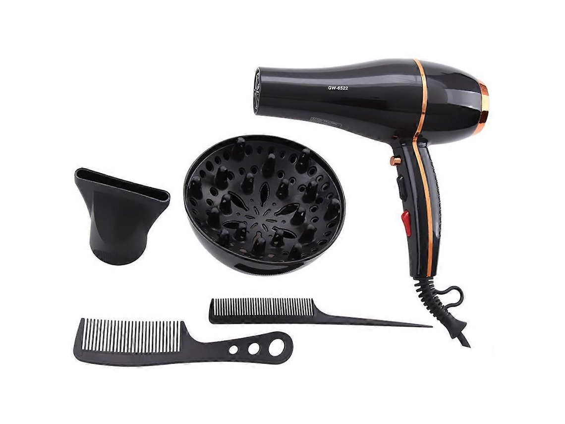 Secador de Cabelo Abs de Engrenagens Modificado com Difusor e Concentrador para Uso Doméstico 1 Conjunto TAISHENGDA