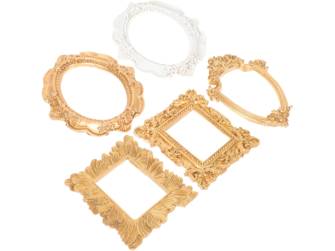 Conjunto 5 Peças Acessórios Fotografia Incluindo Porta Retratos Molduras Fotos Unhas Manicures Ideal Exibir GOKOCO