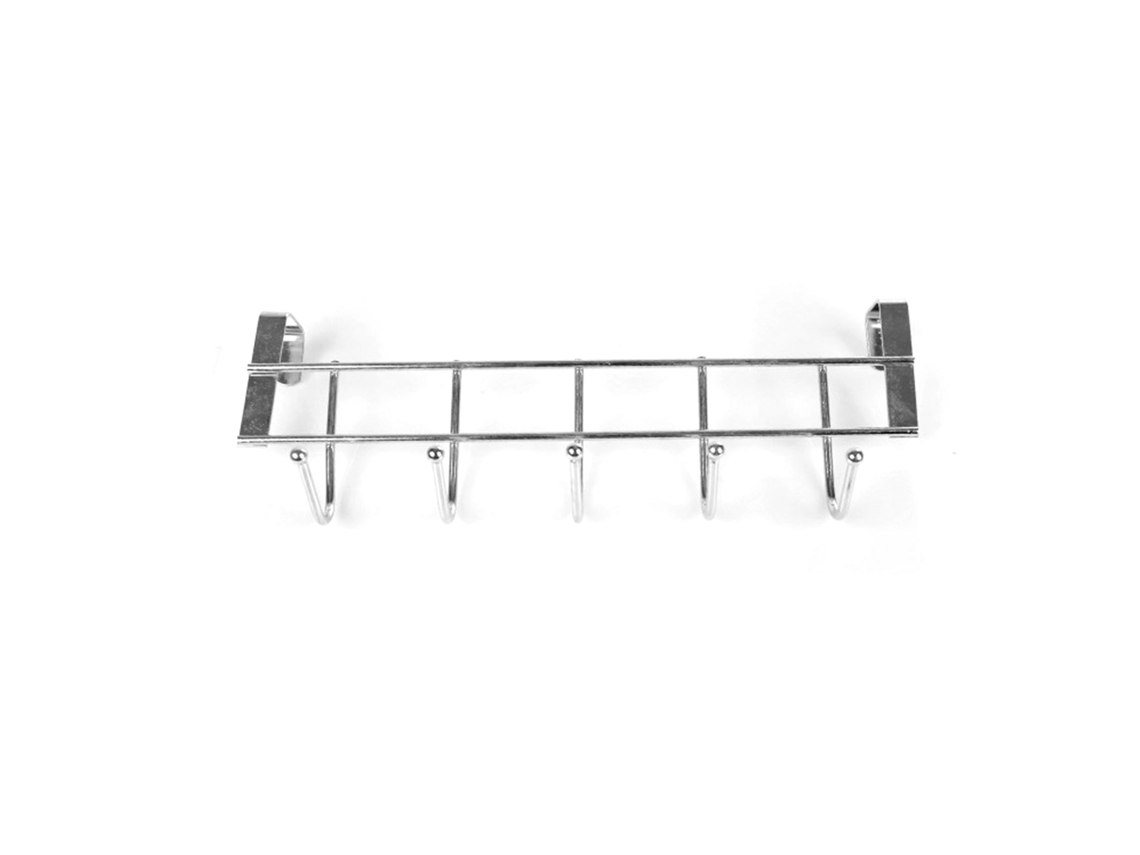 Gancho para Porta Traseira de Aço Inox com 5 Ganchos S/MARCA