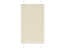 Vidaxl Creme Plissada Cega 70x100 Cm Largura Tecido 69,4 Cm Poliéster