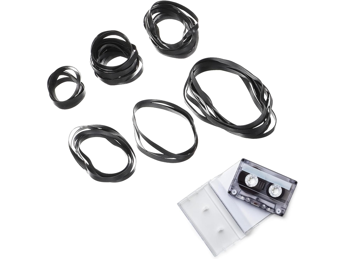 Correias De Borracha Quadradas De 4 Mm Para Reparo De Cassetes Gokoco