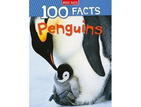 Livro 100 facts penguins de camilla de la bedoyere (inglês)