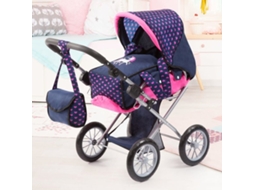 Carrinho De Boneca Bayer Design City Star - Azul E Rosa