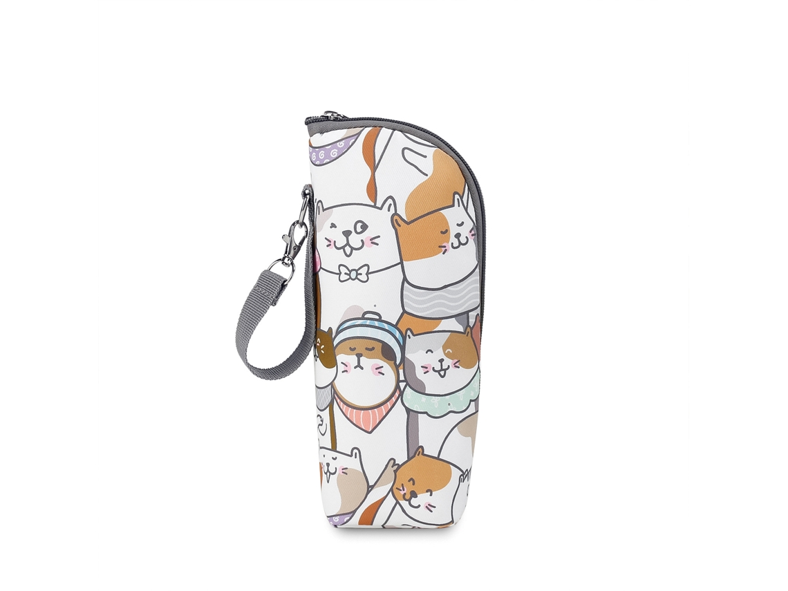 Bolsa Prática Para Mamadeira, Acessório Ideal Para Bolsa De Fraldas.gatinho Yunzii