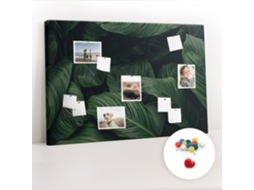 Quadro De Cortiça Monstera Tropical Para O Escritório Espelharte (120x80 Cm)