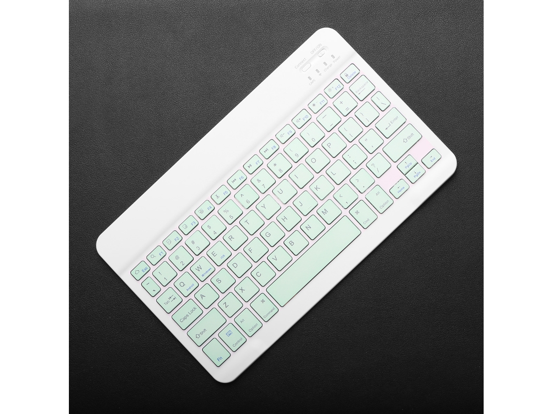 Teclado Sem Fio Bluetooth (verde), Mini Teclado Gamer De 78 Teclas