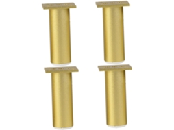 Conjunto De 4 Pés Apoio Ajustáveis Em Alumínio Para Móveis, Ideais Para Sofás E Mesas Design Robusto Elegante, Perfeito