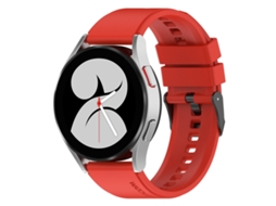 Bracelete Silicone Vermelho para Samsung Galaxy Watch 5 Buckle Step (20mm) XIAOMOYU