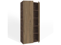Armário de arquivo com portas. 5 prateleiras. 200 x 90 x 50 cm. Noz-Milos. OFILIKE