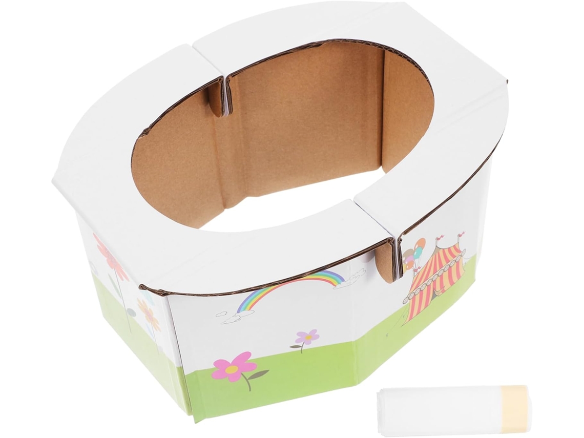 Penico Portátil Dobrável para Meninos e Meninas, Porta papel Higiênico para Carro, Leve e Compacto. CHABERLU