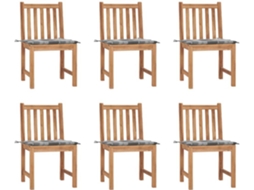 Garden Chair, Garden Chairs Vidaxl Marrom Madeira (n/a)
