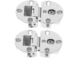 Conjunto De 2 Ajustáveis E Ocultas Para Portas Armários Móveis.