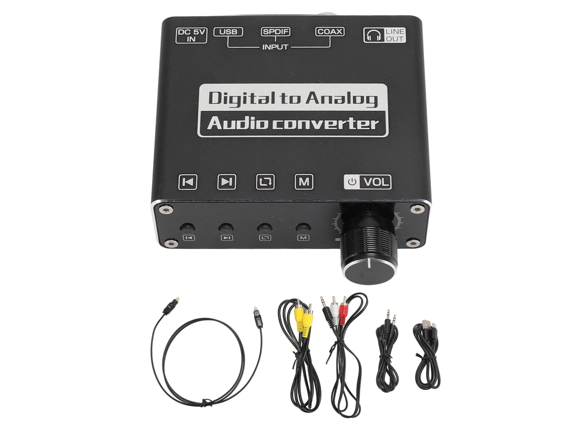 Conversor Bluetooth 5.1 Óptico/coaxial Para Analógico