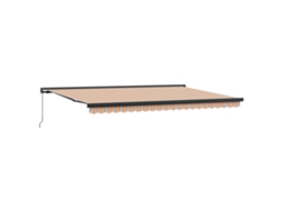 Conjunto 1 Toldo Retrátil Vidaxl Multicolorido Lona (500 × 300 Cm)