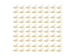 80 Unidades de Prendedores de Papel Ocos de 1,8 Cm em Metal Resistente, Ideais para Casa, Escritório e Estudos, na Cor Dourada BRILVIBERA
