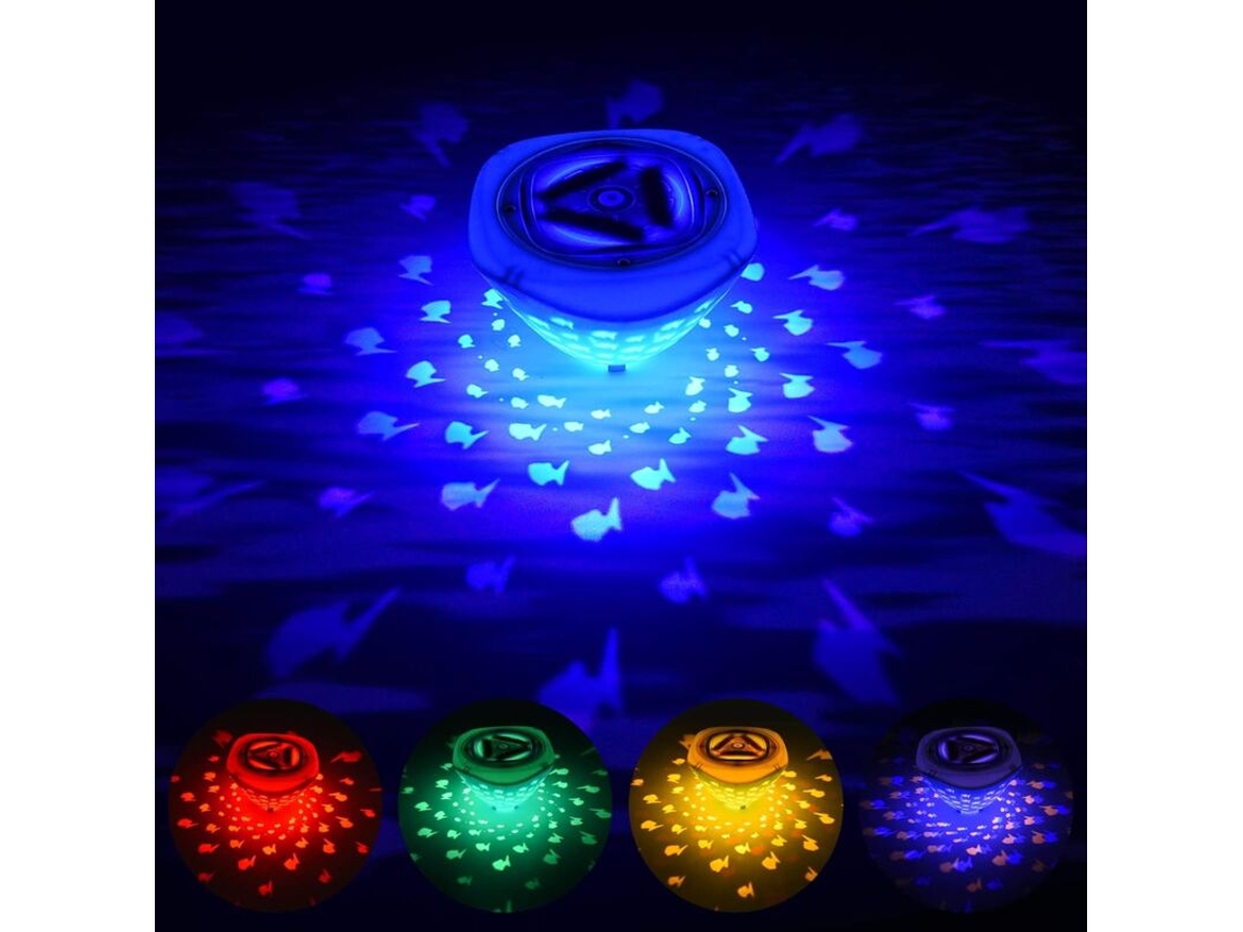Luz Led para Piscina, Luz Led Flutuante À Prova D'água, Luz de Discoteca Led Subaquática Ip67 com 6 Modos Cores Diferentes BRILVIBERA