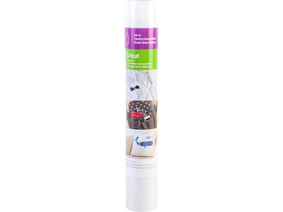 Glitter Iron-On CRICUT White M3 (30x48cm - 3 Folhas)