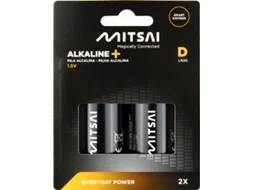 Pilhas Alcalinas MITSAI D (2 Unidades)