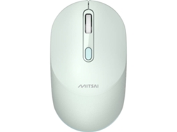 Rato MITSAI Portable (Outlet Caixa Aberta - Wireless - Casual - 1600 dpi - Verde)