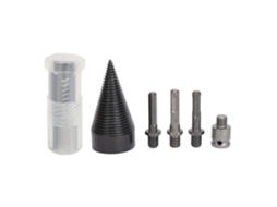 5pcs Broca de Aço para Divisão de Lenha com Rosca Profunda 50mm | S/MARCA