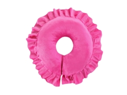 Almohada Cervical Em Forma U Para Cabeça E Pescoço Protetora Da Coluna Adultos Salão De Beleza Vermelho Rosa