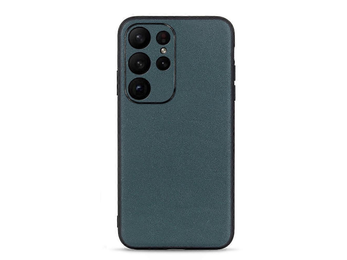 Capa Para Celular Samsung Galaxy S23 Ultra 5g Em Couro Com Textura De Pele De Carneiro