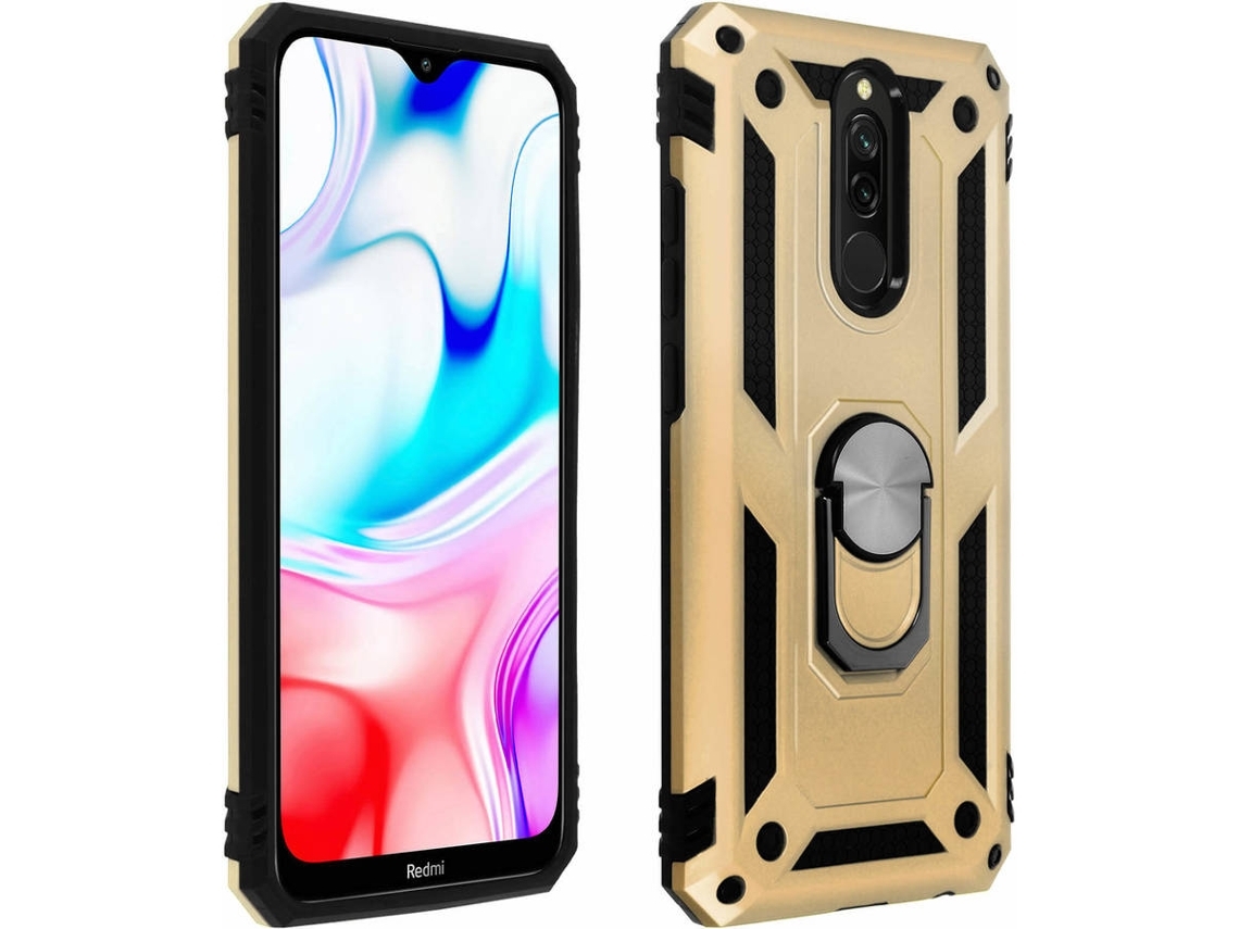 Capa Xiaomi Redmi 8, 8a Anel Dourado