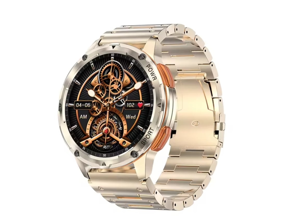 Smartwatch Ak59 Android E Ios Ouro