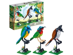Kit de construção de modelos de pássaros com 408 peças para crianças e adultos Slowmoose