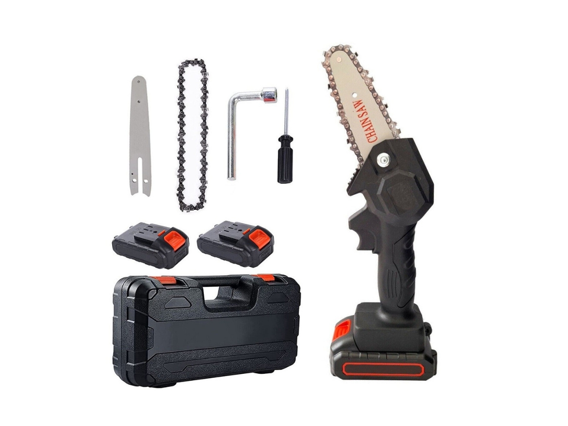 Mini Motosserra Elétrica de Dupla Bateria 48V Cutter 6 TRADE SHOP TRAESIO