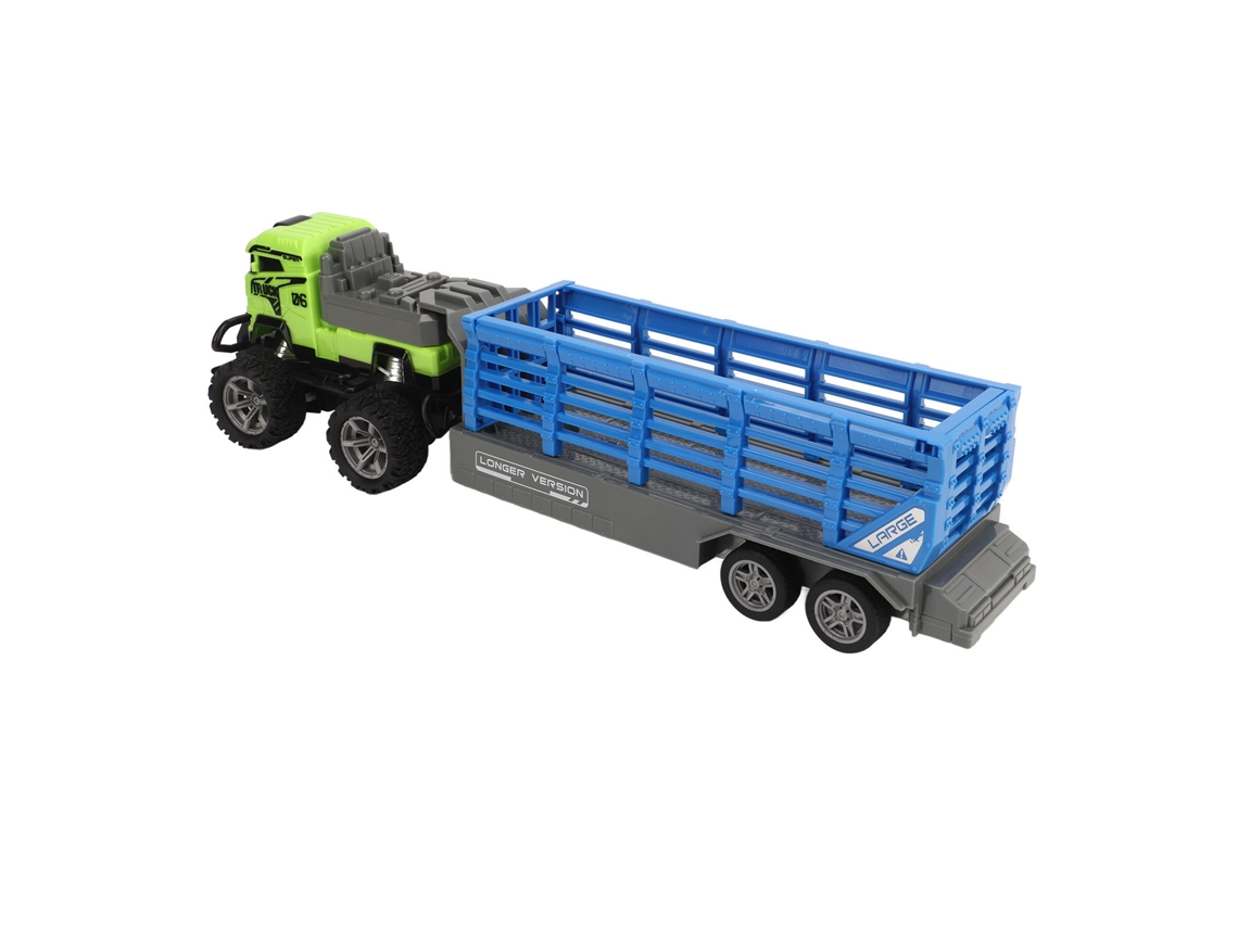 Primerox caminhão de Carga Controle Remoto Brinquedo Veículo de Construção com Luz 1:43