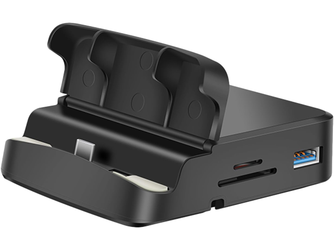 Hub Usb-c 8 Em 1 Com Suporte Para Celular, Estação De Acoplamento