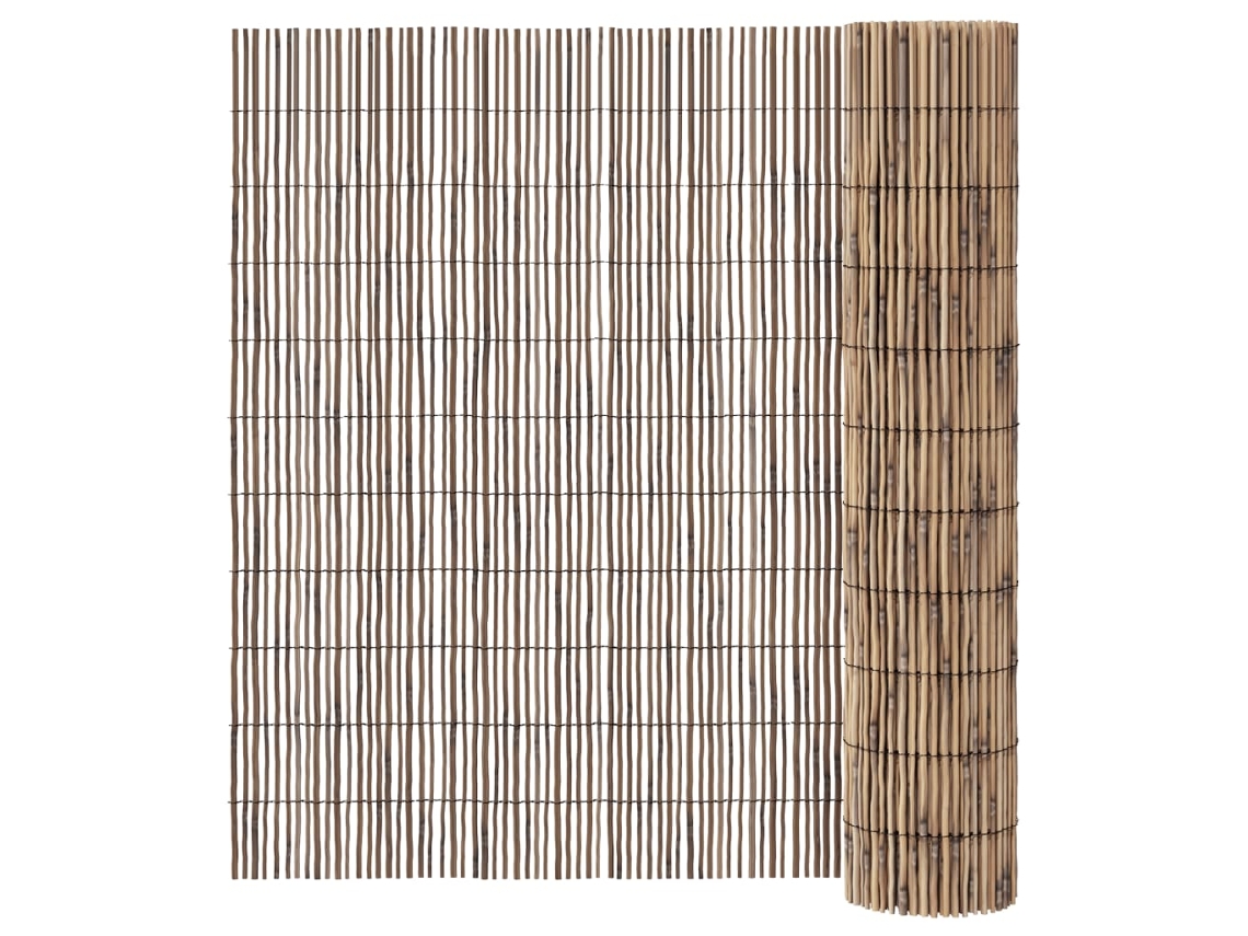 Garden Fence, Garden Fences Vidaxl Marrom Metal (400 X 100 Cm)