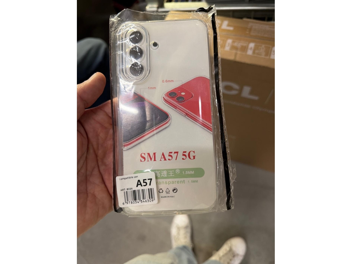 Capa JUST IN CASE Clear Samsung Galaxy A57 (Outlet Grade A - Transparente)
