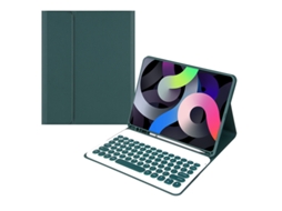 Capa de Teclado Bluetooth XIAOMOYU para Samsung Tab S7 Plus 12.4 polegadas, português, ouro rosa e branco