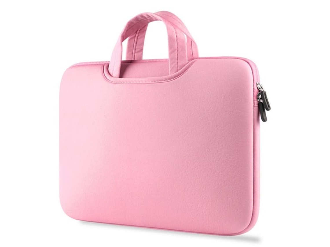 Lurelia Bolsa Para Portátil 14-15 Polegadas, Compatível Com Hp/dell, Antichoque, Com Zíper, Rosa