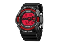 Reloj Deportivo Para Adolescentes Varones Impermeable Con Luz Nocturna Calendario Digital