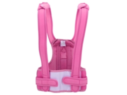 Mali cinto de Apoio Postural para Crianças Respirável Corretor de Postura Costas Ombros Rosa S