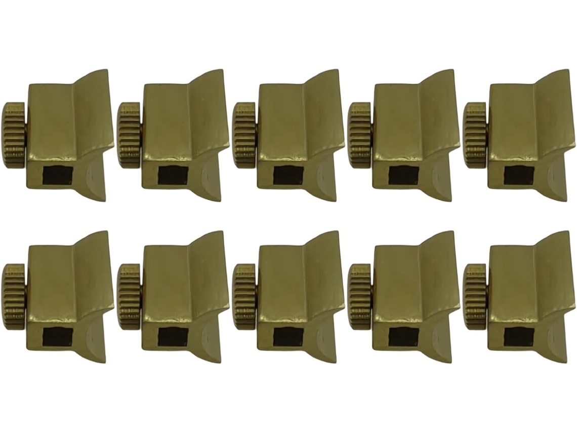 Conjunto De 10 Parafusos De Base Para Trompete Ou Flauta Em Miniatura, Com Estabilidade E Fácil Uso.