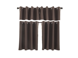 Baok-cortinas Opacas 52x36 Polegadas Cinza Escuro Laváveis Para Quarto, Cortinas Opacas Para Janela