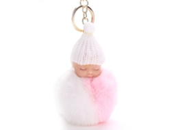 Pendente Boneca Pelúcia Dormir Acessório Chave