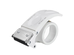 Dispensador De Fita Adesiva Com Cortador 6,0 Cm, Ferramenta Corte E Vedação Para Transporte, Branco
