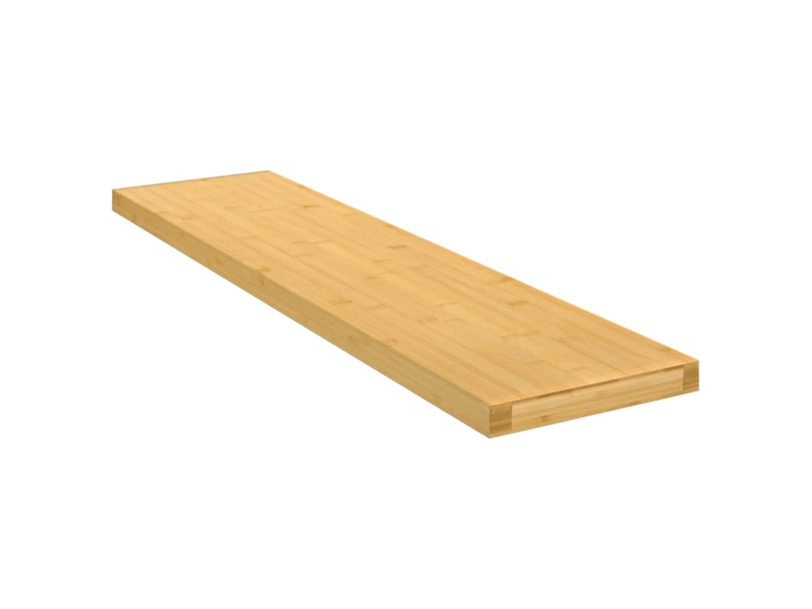 Wall Shelf, Wall Shelves Vidaxl Marrom Bambu (80 X 20 X 2.5 Cm)