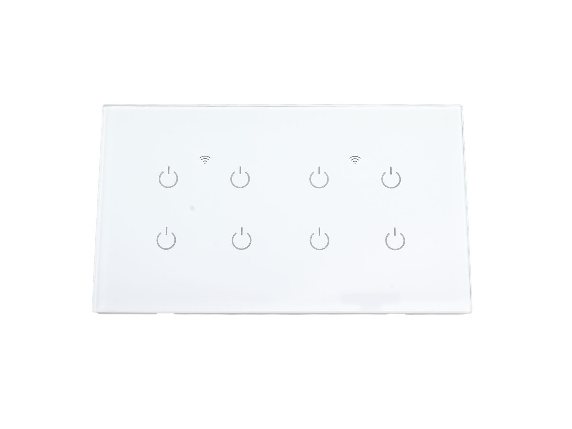 Interruptor Wi-Fi Veloriskku 8 Contactos com Painel Touch