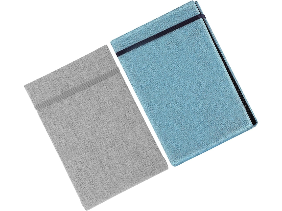 Garneck 2 Peças Álbum E A Poussière Minimaliste Photo Com 50 Bolsas Em Tecido Fermeture Élastique Para