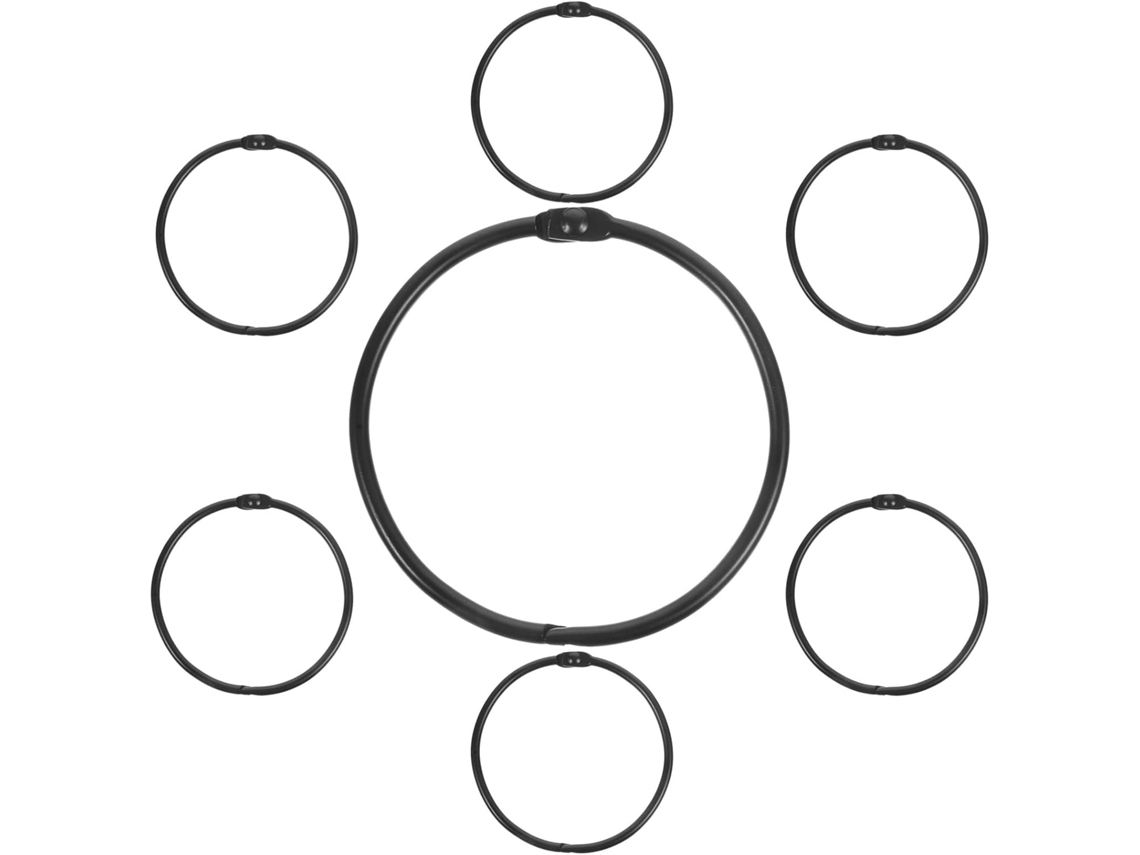 Conjunto De 24 Ganchos Metal, Design Circular Clássico, Resistentes E